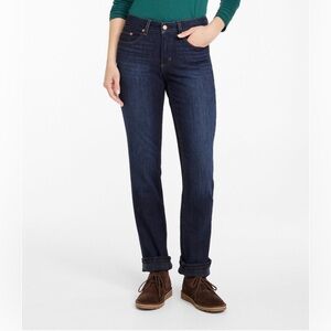 L.L. Bean Dark Blue Straight Leg Women's Jeans